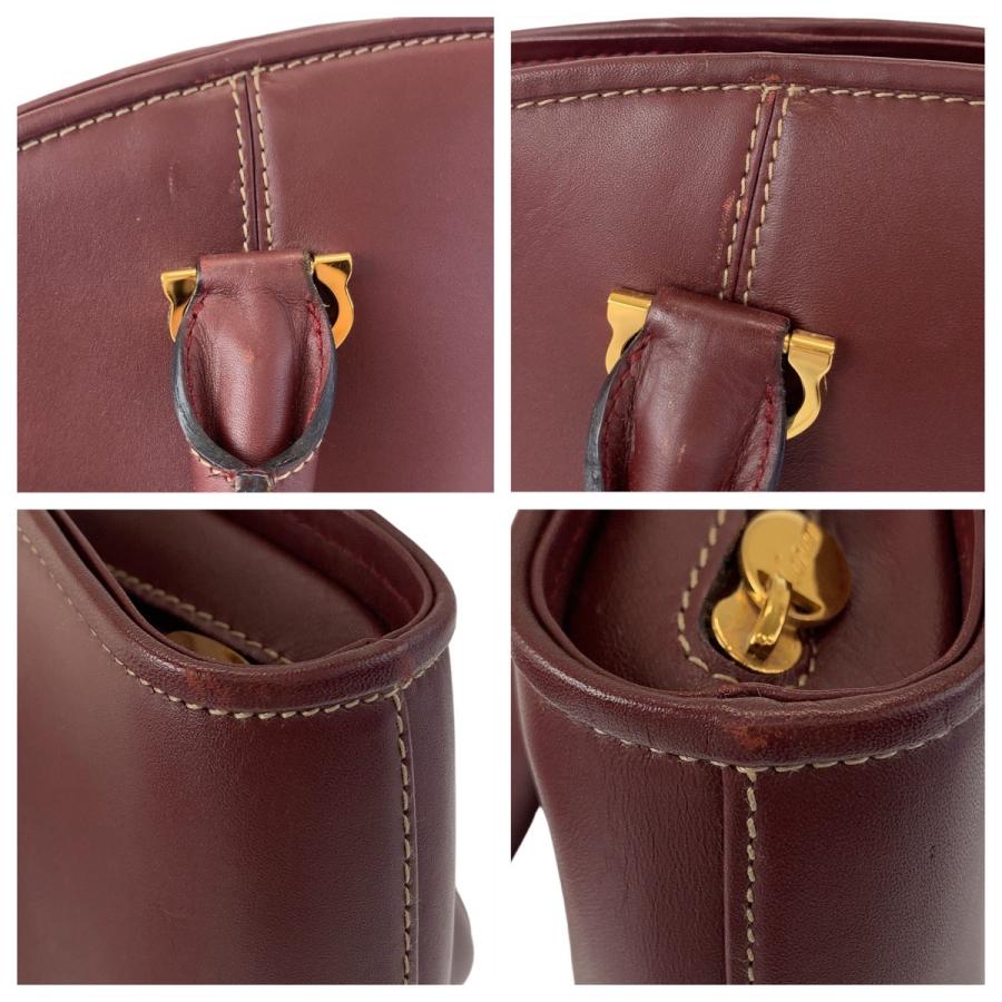 Cartier 美品 CARTIER カルティエ マストライン ワインレッド ゴールド