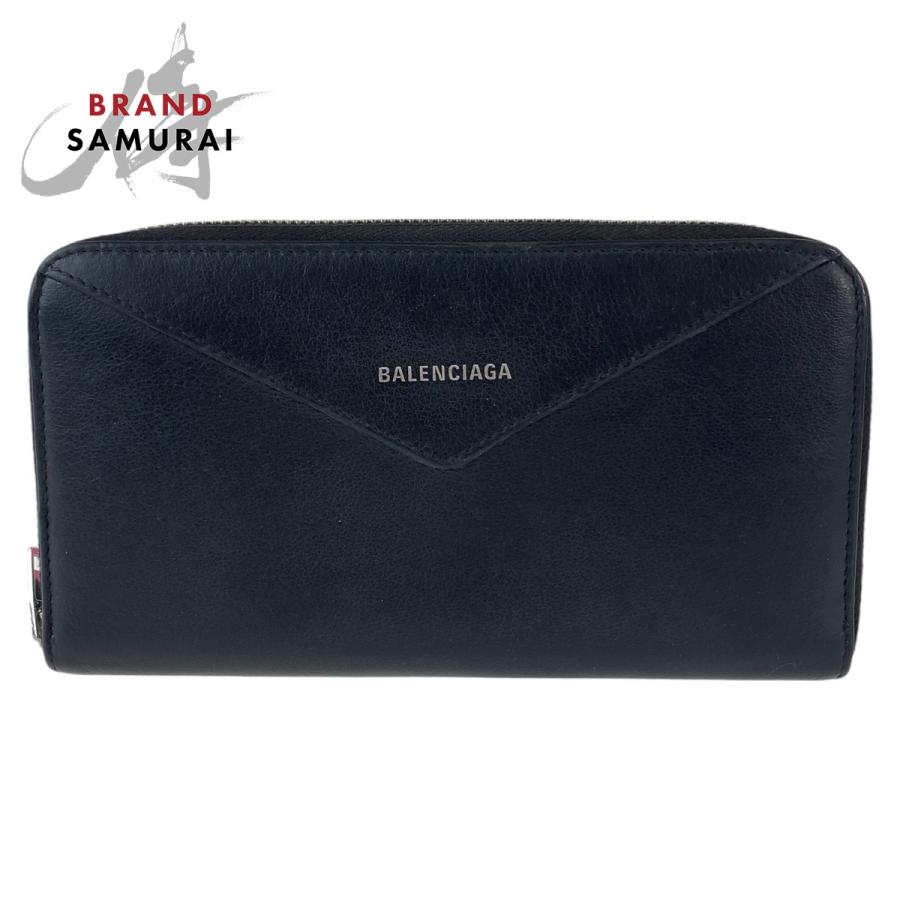 BALENCIAGA（バレンシアガ） 美品 ペーパー コンチネンタル ブラック