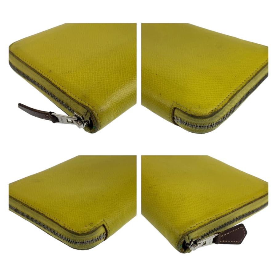 HERMES エルメス アザップロング シルクイン ライム ヴォーエプソン