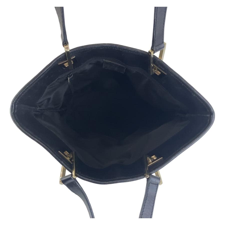 GUCCI（グッチ） ブラック ゴールド金具 GGキャンバス/レザー 002 1099