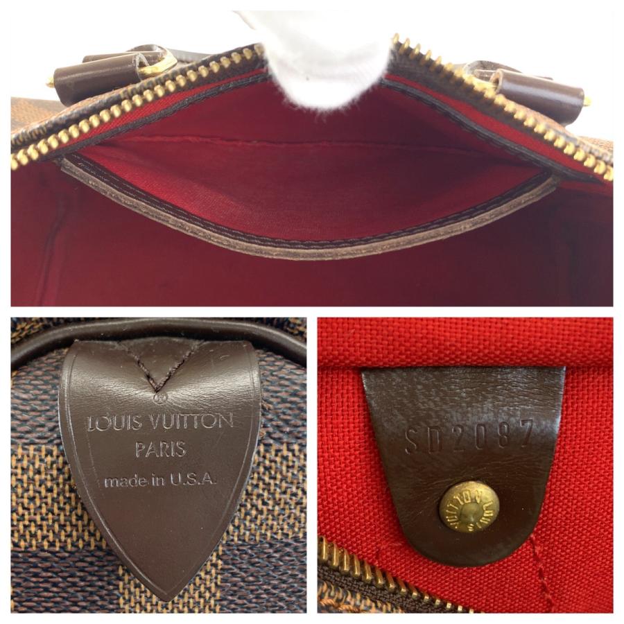 LOUIS VUITTON（ルイ・ヴィトン） 美品 ダミエ スピーディ25 ブラウン