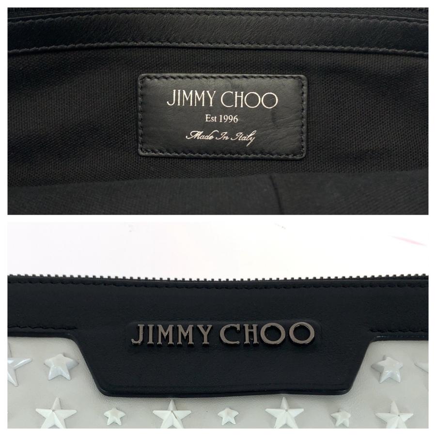 JIMMY CHOO ジミーチュウ DEREK スタースタッズ ホワイト ブラック