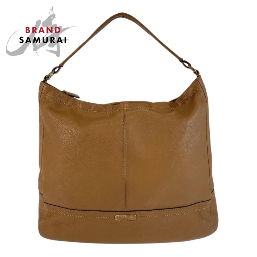 COACH（コーチ） ホーボー ブラウン ゴールド金具 レザー E1359-F23293