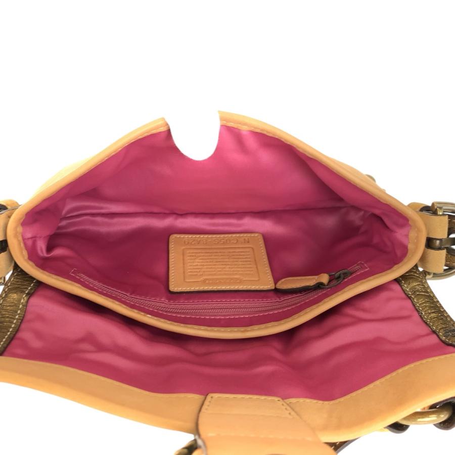 【美品】COACH コーチ ウエストショルダーバッグ オレンジ/ベージュ2663 楽天市場】COACH コーチ シグネチャー オレンジ ベージュ ゴールド金具