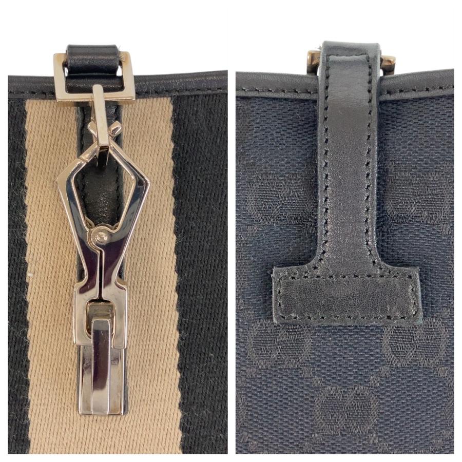 GUCCI（グッチ） ジャッキー ブラック 黒 シルバー金具 GGキャンバス