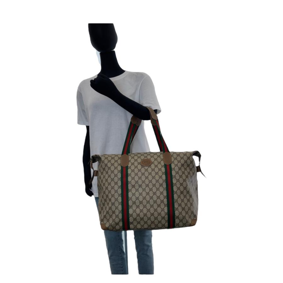 GUCCI 美品 グッチ ヴィンテージ オールドグッチ シェリーライン 