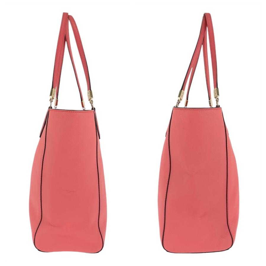 COACH 美品 コーチ マディソン サフィアーノ ピンク ゴールド金具 PVC  