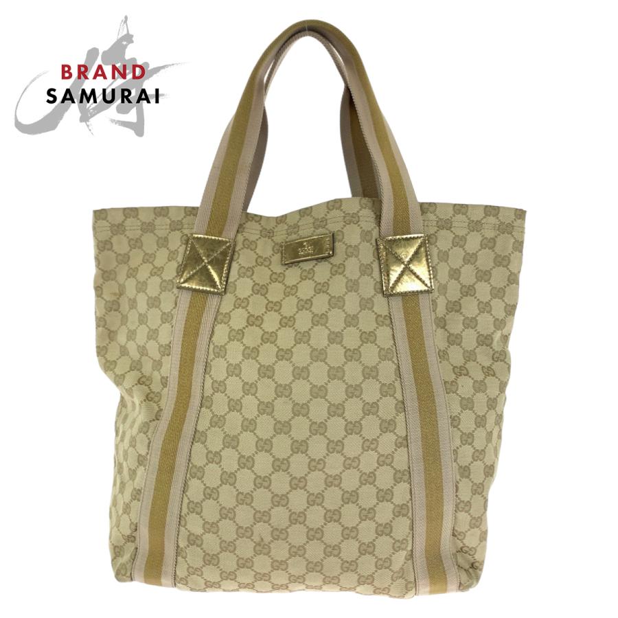 美品 GUCCI メッセンジャーバッグ シェリーライン GG キャンバス