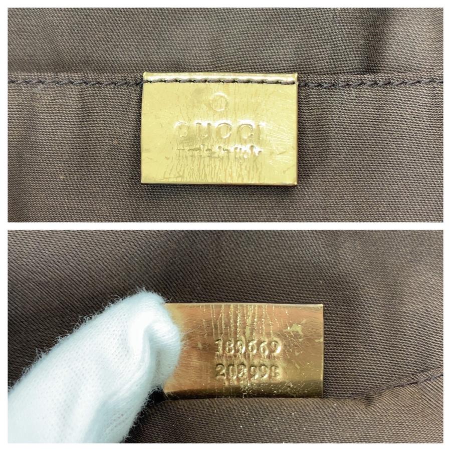 GUCCI（グッチ） 美品 シェリーライン ベージュ ゴールド GGキャンバス