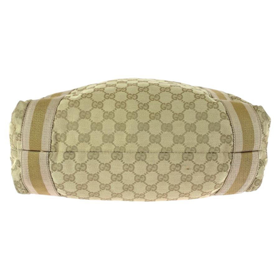 GUCCI（グッチ） 美品 シェリーライン ベージュ ゴールド GGキャンバス