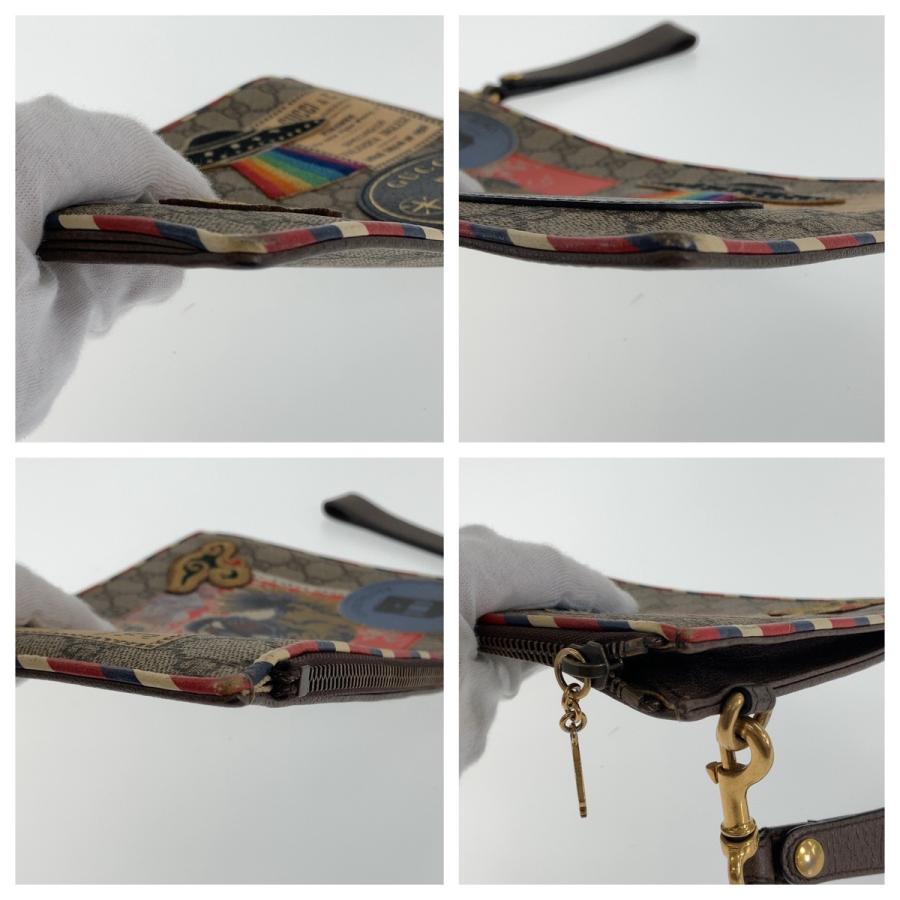GUCCI（グッチ） クーリエ ブラウン グレー マルチカラー ゴールド金具