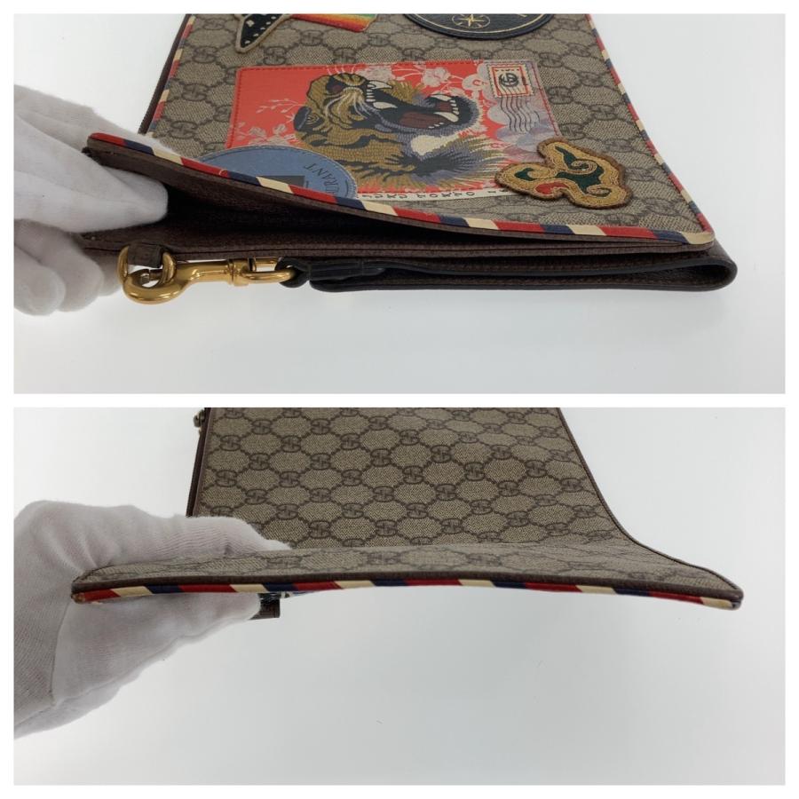 GUCCI（グッチ） クーリエ ブラウン グレー マルチカラー ゴールド金具