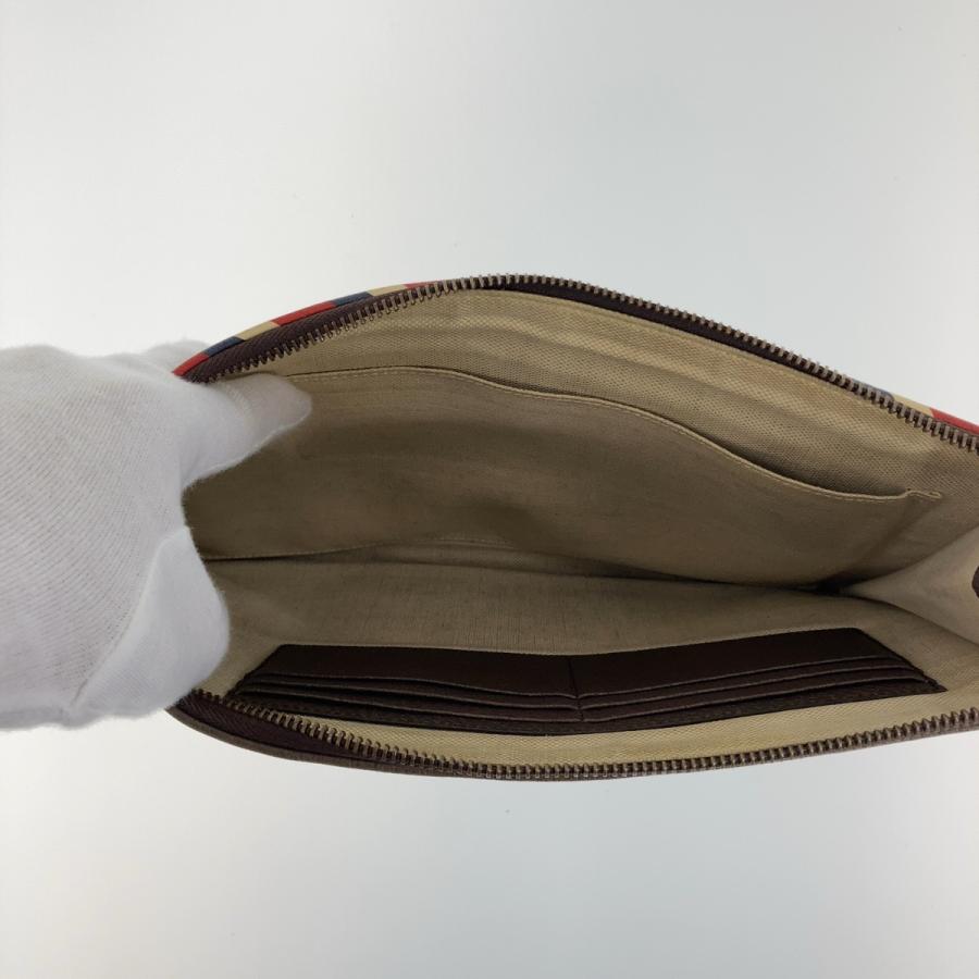 GUCCI（グッチ） クーリエ ブラウン グレー マルチカラー ゴールド金具