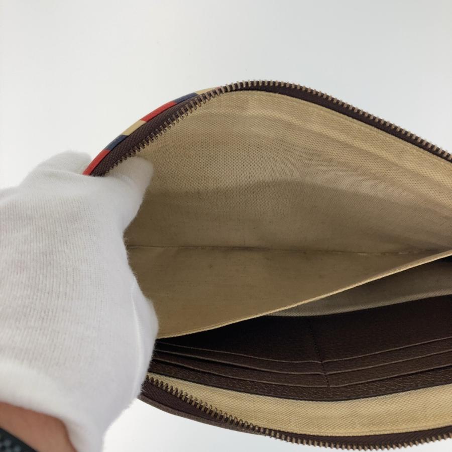 GUCCI（グッチ） クーリエ ブラウン グレー マルチカラー ゴールド金具
