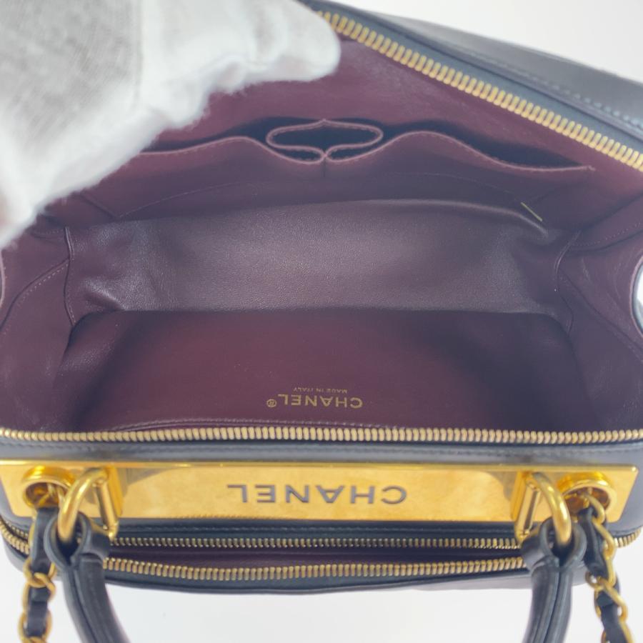 CHANEL（シャネル） 美品 マトラッセ ココマーク ブラック 黒 ゴールド