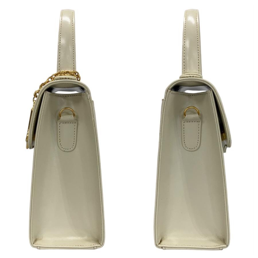 イヴサンローラン ショルダーバッグ ホワイト サフィアーノレザー ゴールド Yves Saint Laurent（イヴ・サンローラン） 美品 イヴ サンローラン