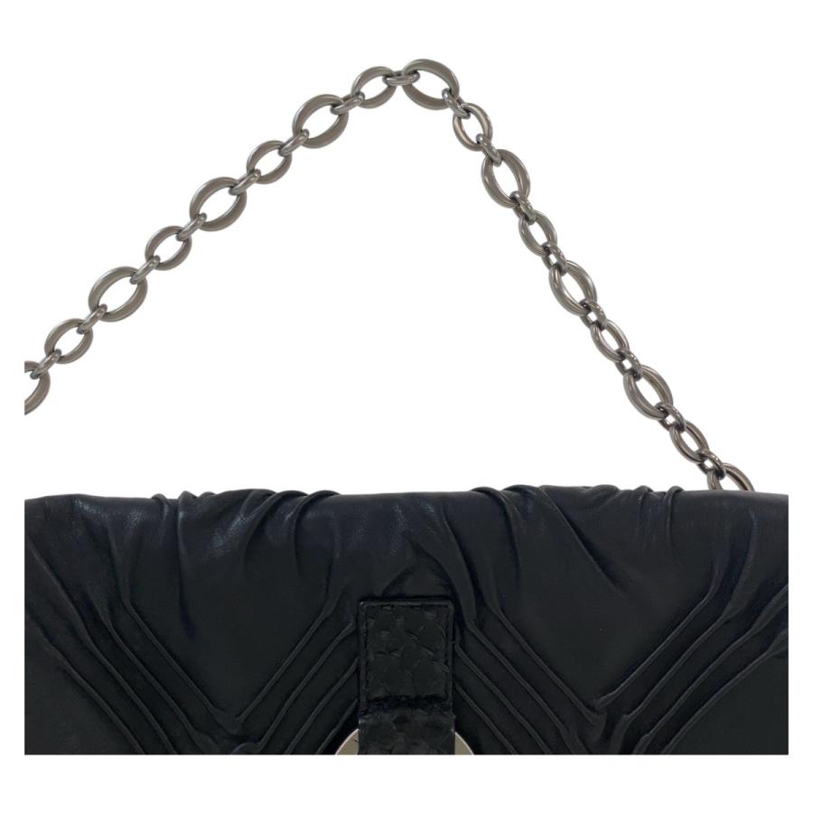 BVLGARI（ブルガリ） 美品 チャンドラ ブラック 黒 シルバー金具