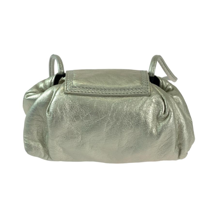 LOEWE 美品 ロエベ ヴィンテージ フリンジ シルバー マルチ LOEWE 美品 ロエベ ヴィンテージ フリンジ シルバー マルチ