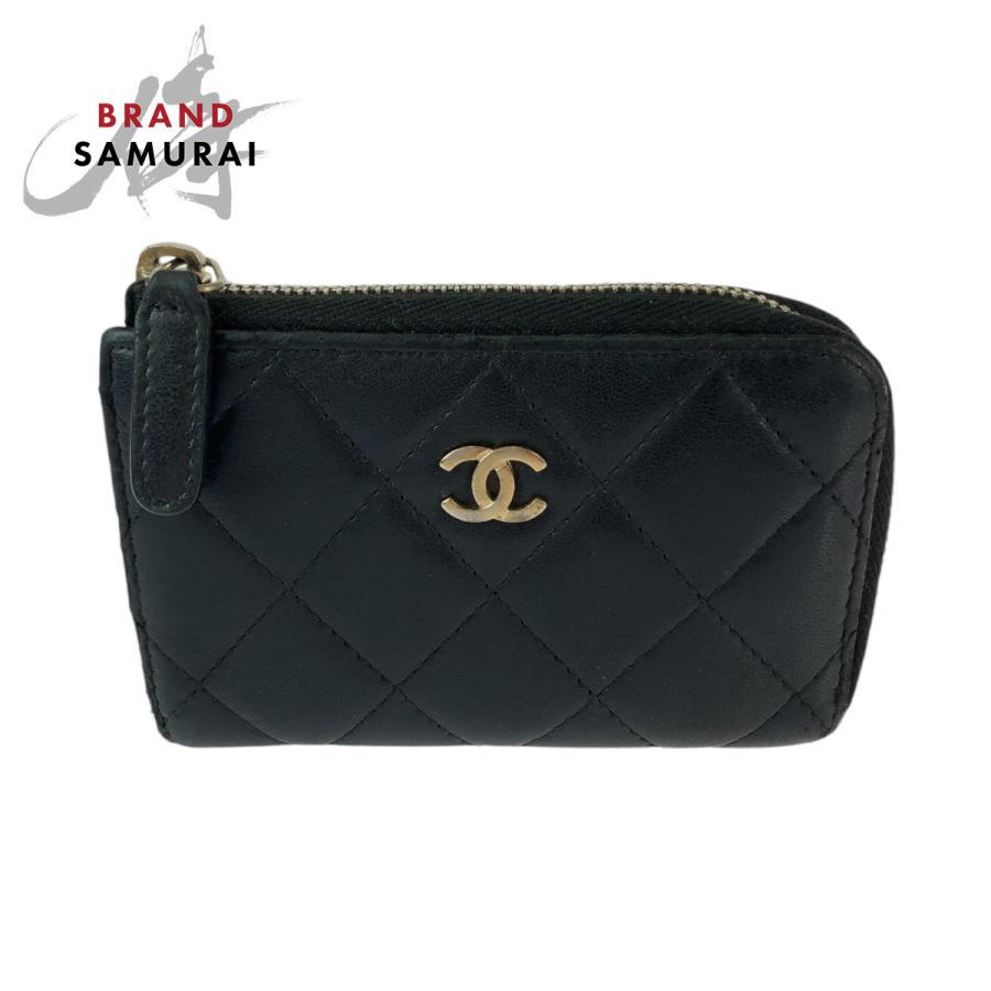 CHANEL シャネル マトラッセ ココマーク ブラック 黒 ゴールド金具 