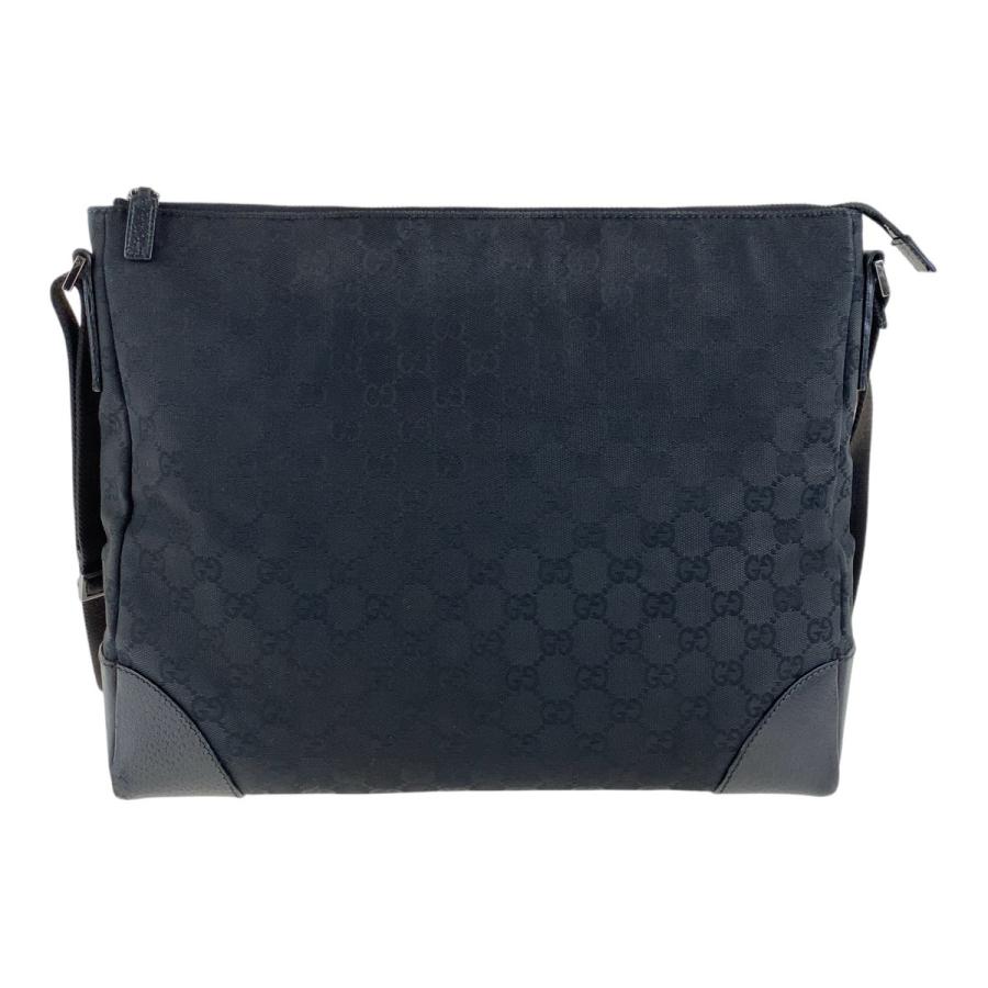 GUCCI（グッチ） ブラック 黒 シルバー金具 GGキャンバス/レザー