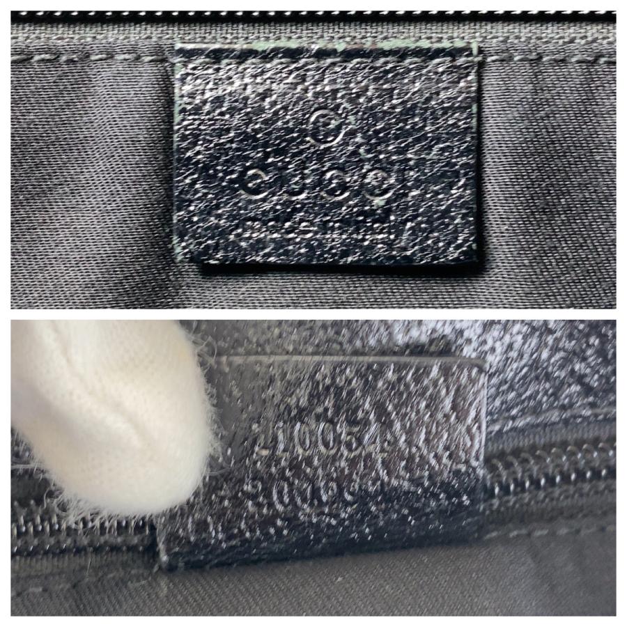 GUCCI（グッチ） ブラック 黒 シルバー金具 GGキャンバス/レザー