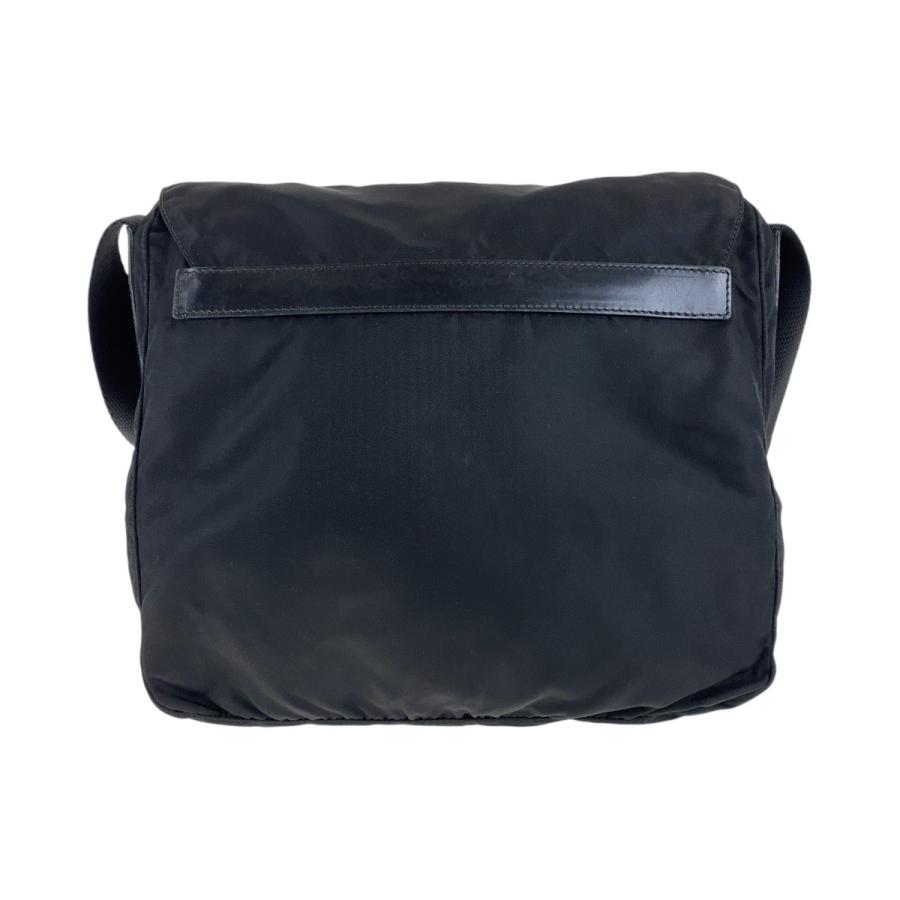 PRADA（プラダ） 美品 テスート 三角ロゴプレート 男女兼用 ブラック