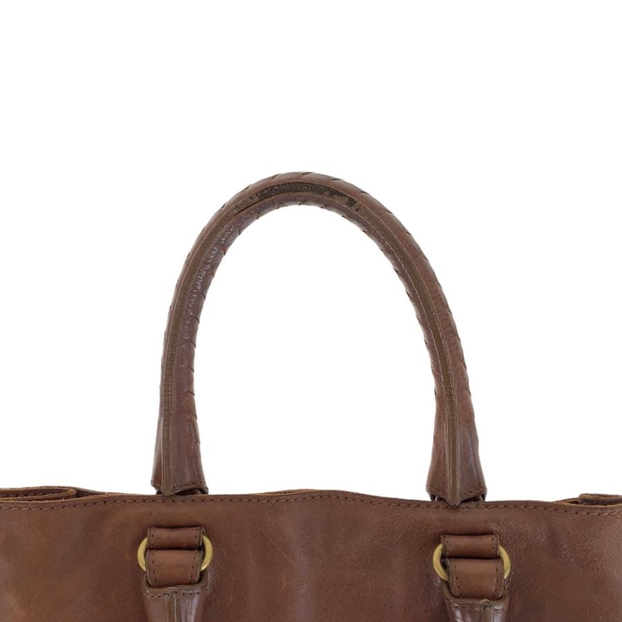 BOTTEGAVENETA ボッテガヴェネタ イントレチャート ブラウン ゴールド