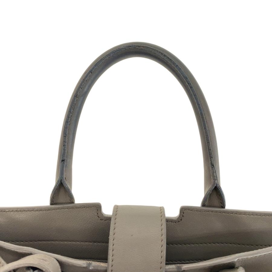 SAINT LAURENT サンローラン YSL ダウンタウン グレー シルバー金具