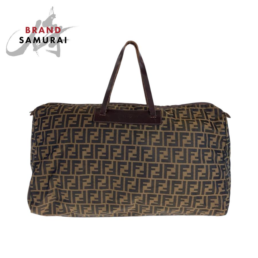 FENDI（フェンディ） ズッカ ブラウン シルバー金具 キャンバス 15418