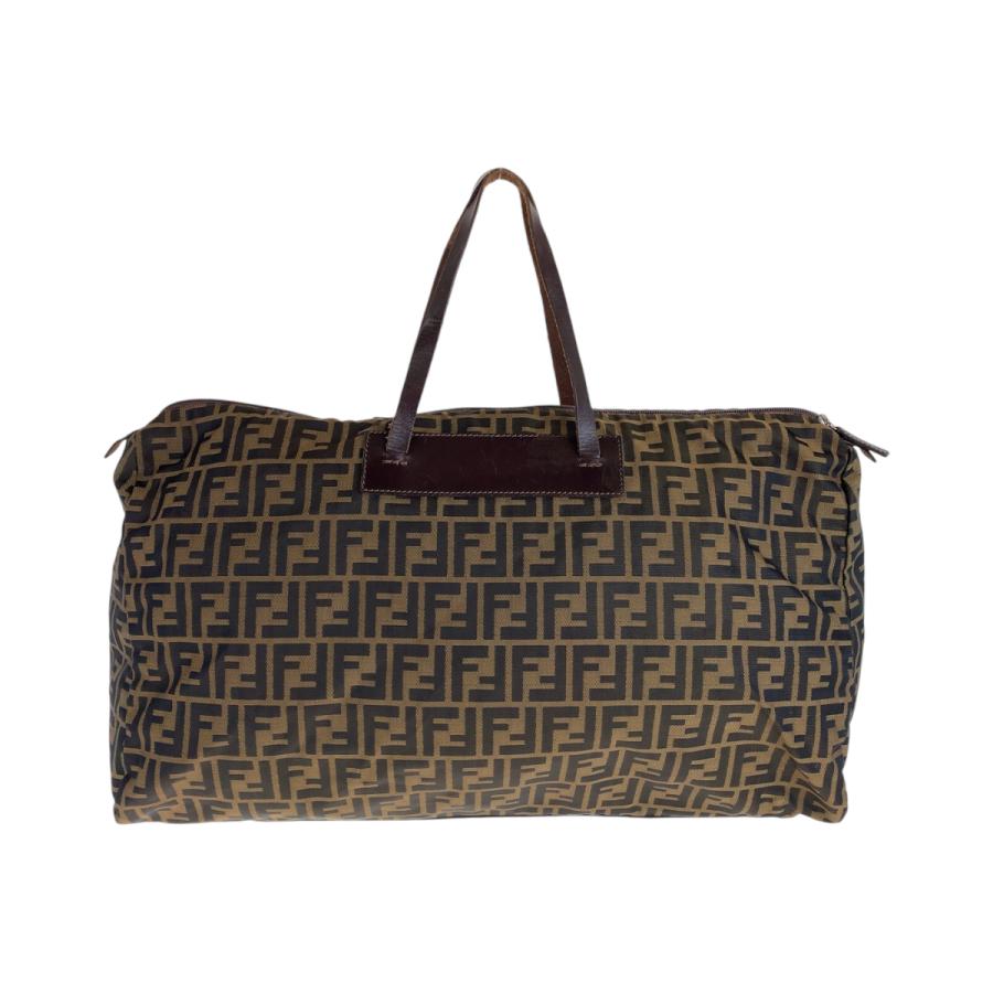 FENDI（フェンディ） ズッカ ブラウン シルバー金具 キャンバス 15418