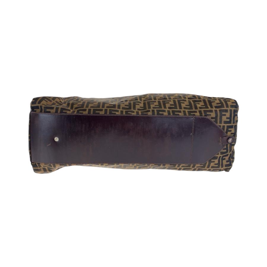 FENDI（フェンディ） ズッカ ブラウン シルバー金具 キャンバス 15418