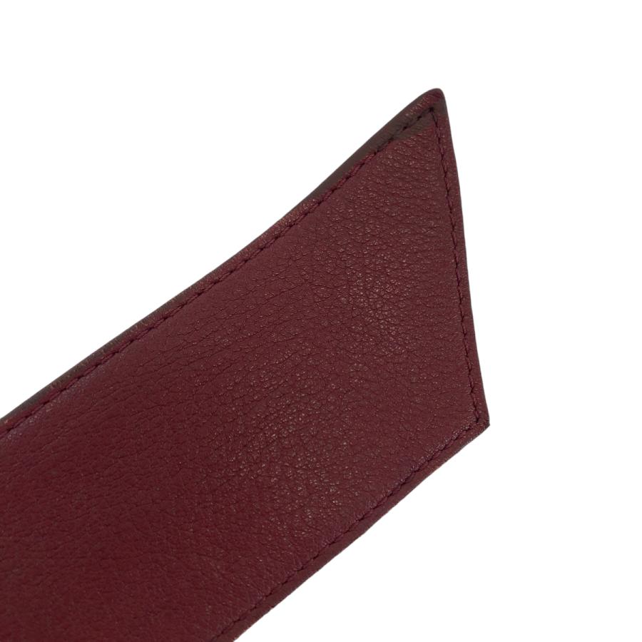 美品 Dior ディオール ヴィンテージ ワインレッド ゴールド金具 レザー