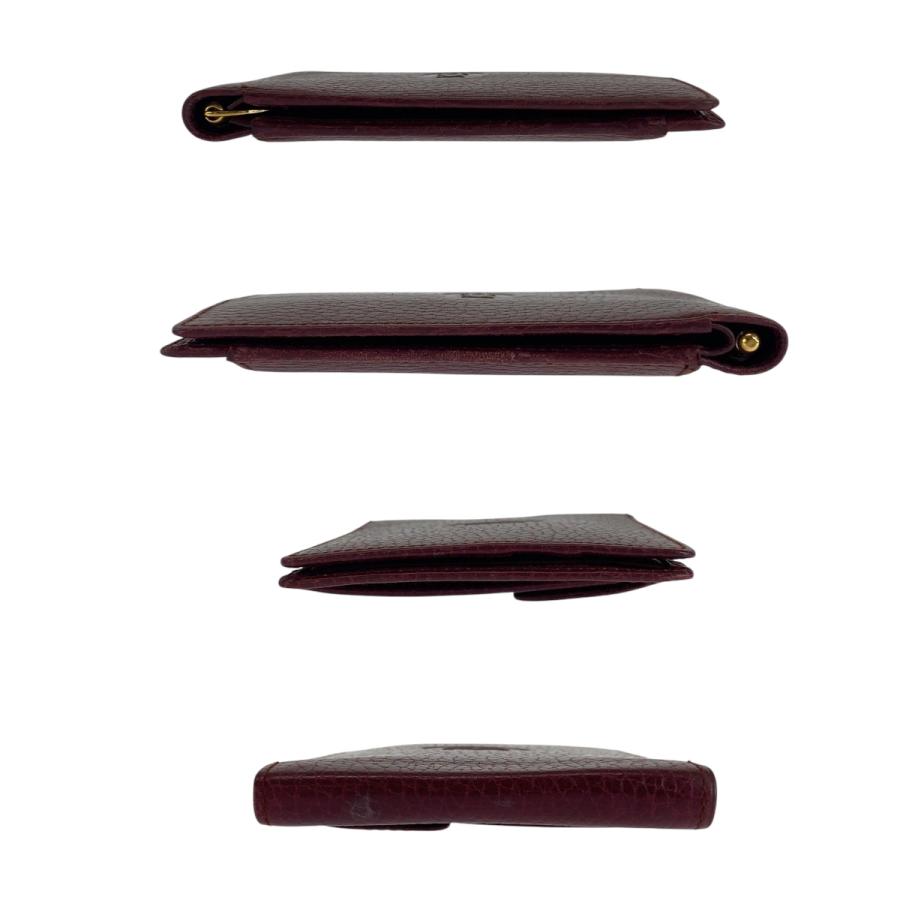 Cartier（カルティエ） 美品 マストライン マネークリップ ボルドー