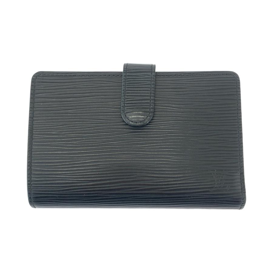 LOUIS VUITTON ポルト モネ ヴィエノワ エピ ブラック LOUIS VUITTON 美品 ルイヴィトン エピ ポルトモネ ヴィエノワ