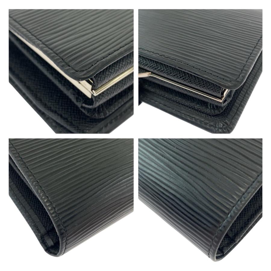 ルイヴィトン エピ ポルトモネ ビエ ヴィエノワ ノワール がま口 M63242 ルイヴィトン エピ ポルトモネ ビエ ヴィエノワ ノワール がま口