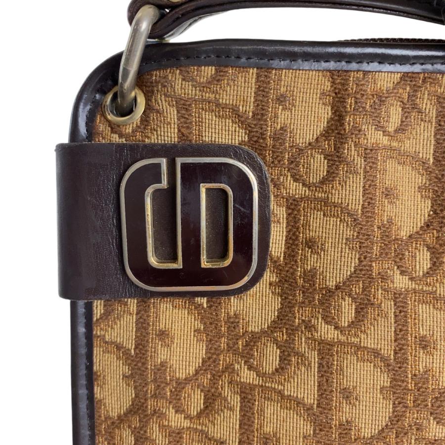 クリスチャンディオール ヴィンテージ トロッター ブラウン ベージュ  