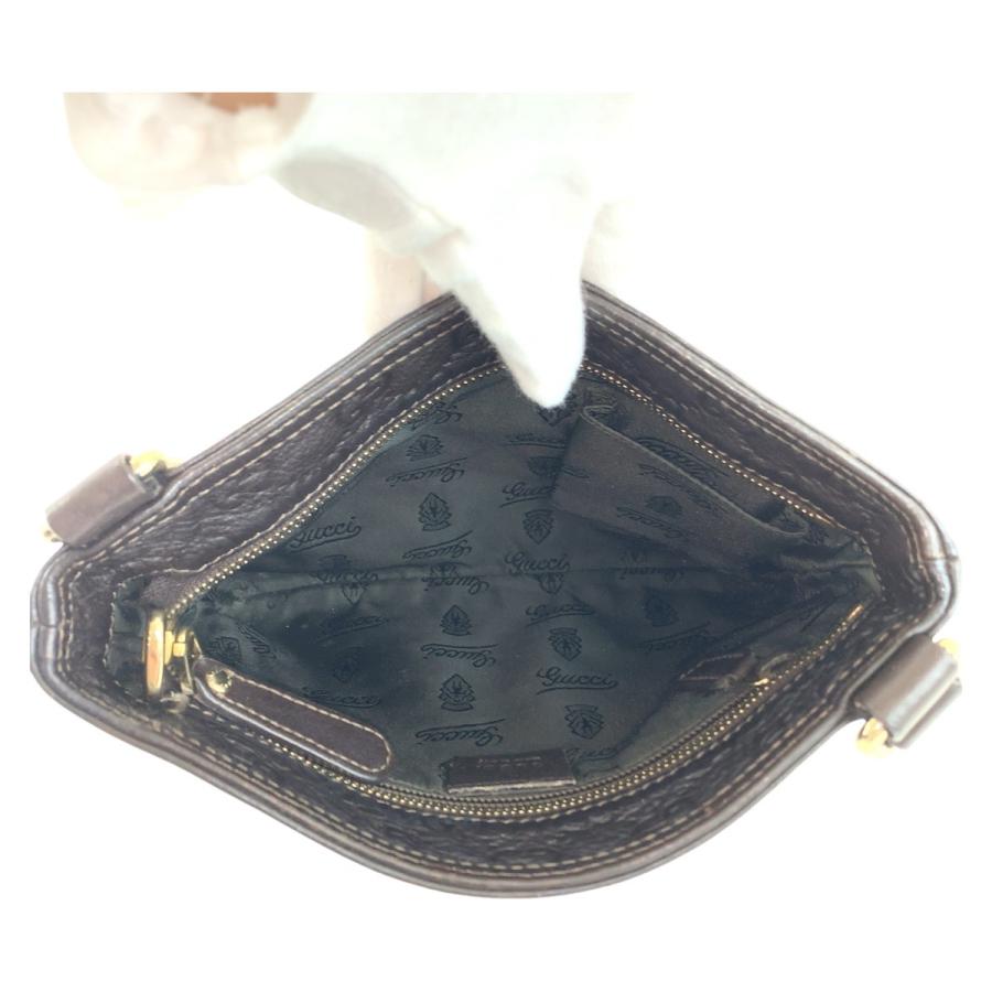 GUCCI（グッチ） 極 美品 オールドグッチ ヴィンテージ GG ロゴ レザー 