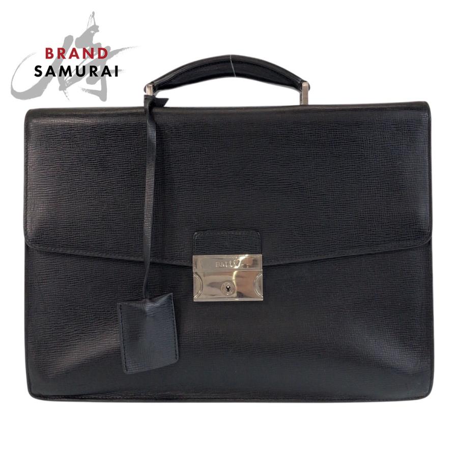Bally（バリー） ヴィンテージ ブラック 黒 シルバー金具 レザー