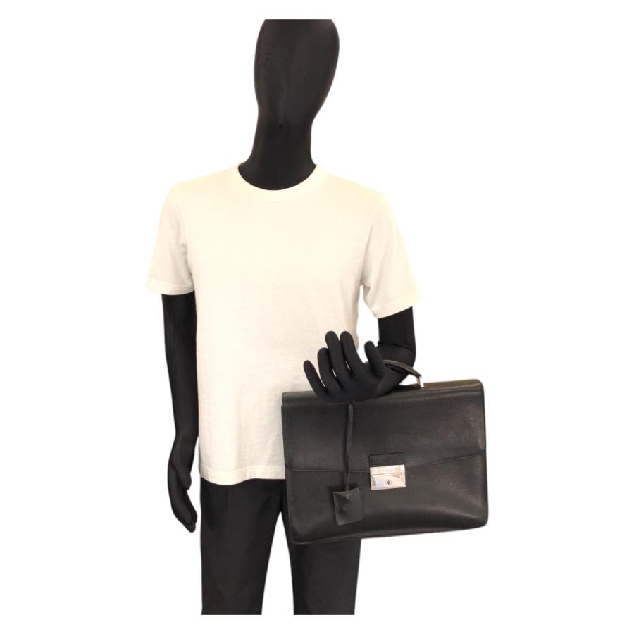 Bally（バリー） ヴィンテージ ブラック 黒 シルバー金具 レザー