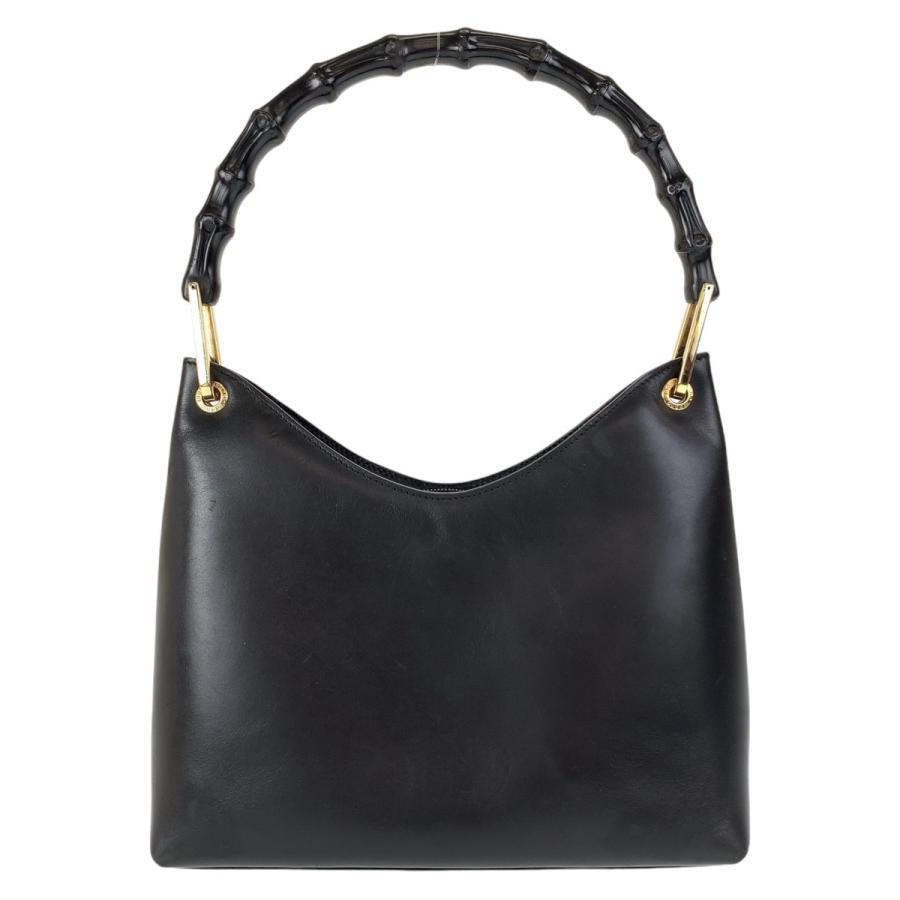 GUCCI（グッチ） バンブー ブラック 黒 ゴールド金具 レザー 001 3008