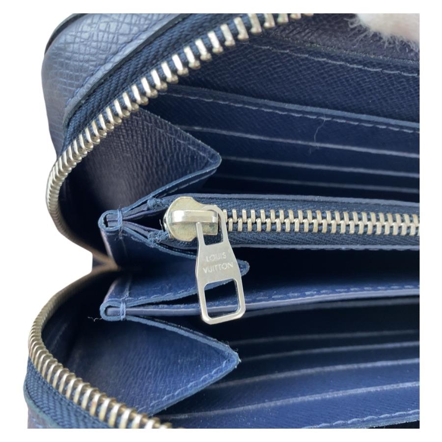 LOUIS VUITTON（ルイ・ヴィトン） 美品 タイガ ジッピーXL ブルー