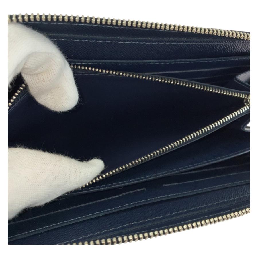LOUIS VUITTON（ルイ・ヴィトン） 美品 タイガ ジッピーXL ブルー