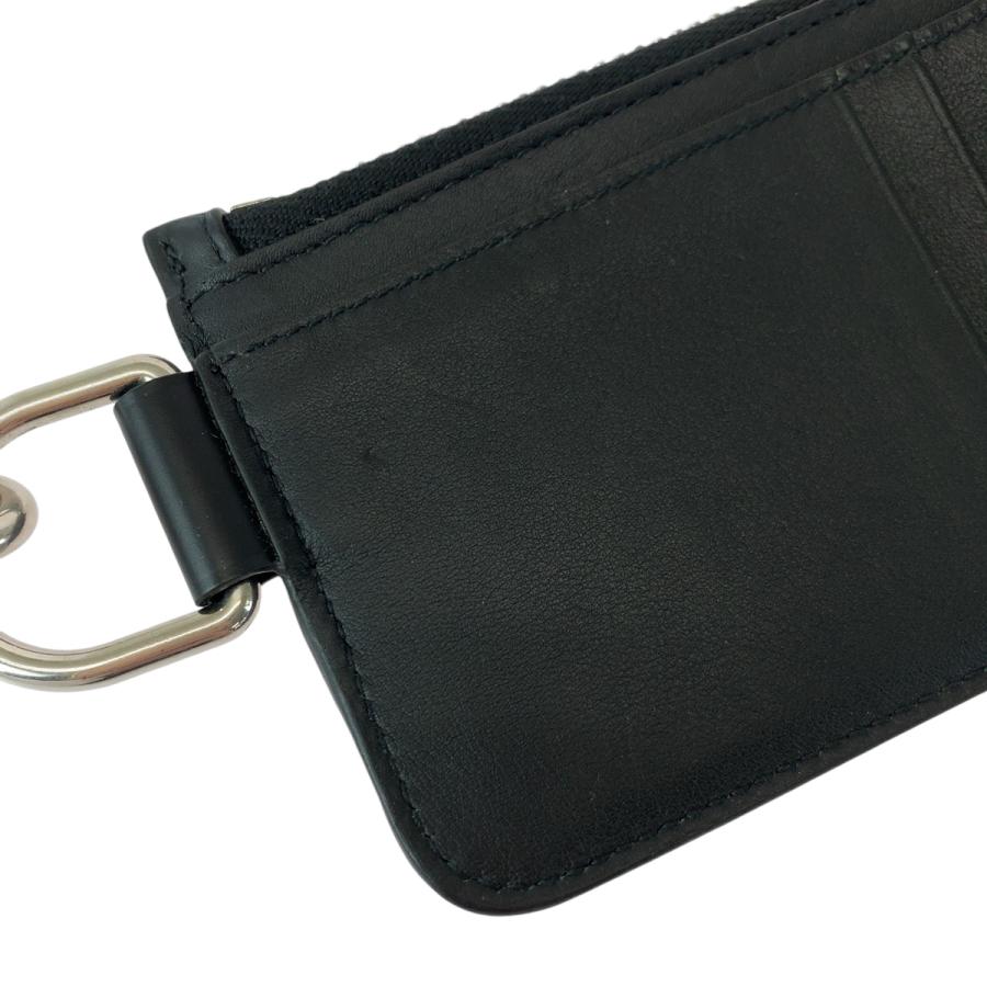 BALENCIAGA 美品 バレンシアガ ロゴ ブラック シルバー金具