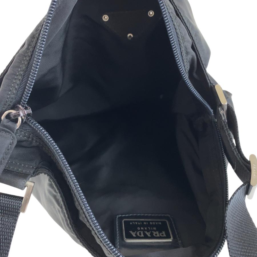 く*み様 PRADA プラダ ナイロン テスート ブラック 大容量 三角プレート PRADA】プラダ ショルダーバッグ ナイロン レディース 黒