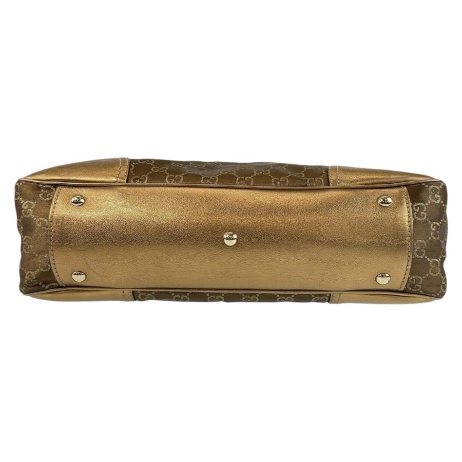 GUCCI グッチ プリンシー GG柄 ブラウン ゴールド金具 サテン/レザー 163805 トートバッグ ショルダーバッグ レディース 409495 | GUCCI | 06