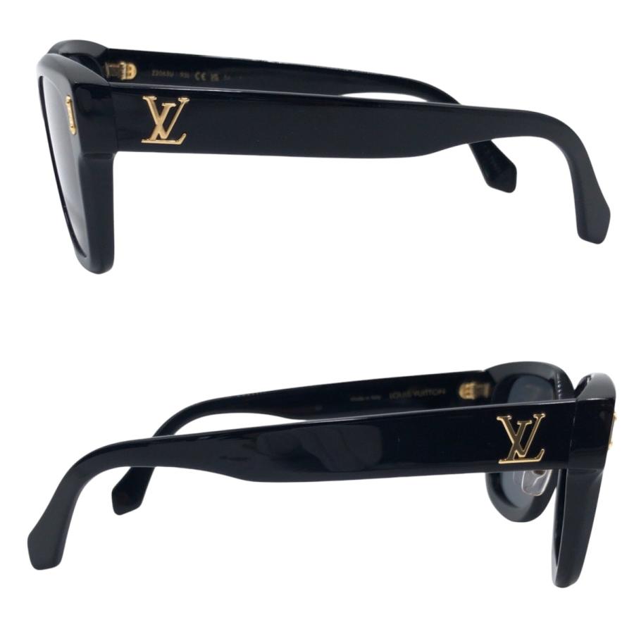 超美品 ルイヴィトン コンディフェンス スクエア ブラック 黒 ゴールド