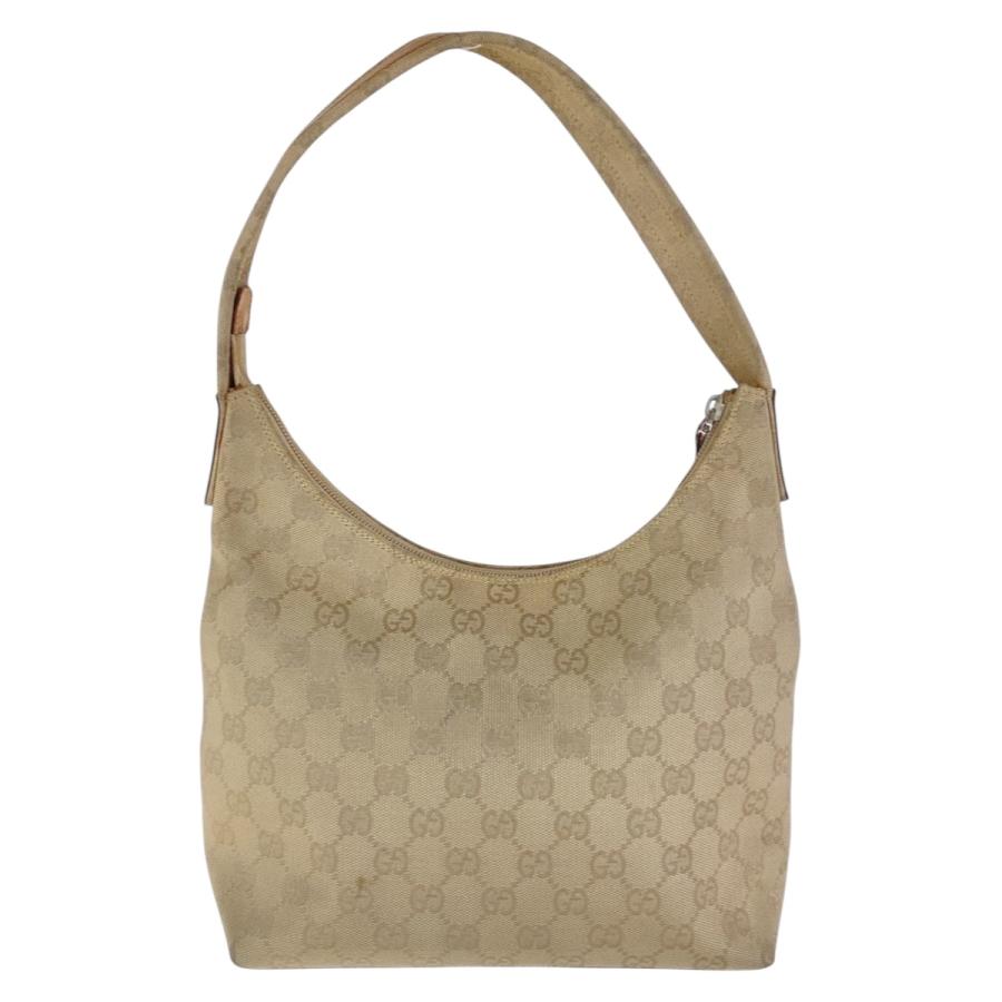 GUCCI（グッチ） ベージュ シルバー金具 GGキャンバス 001 3386