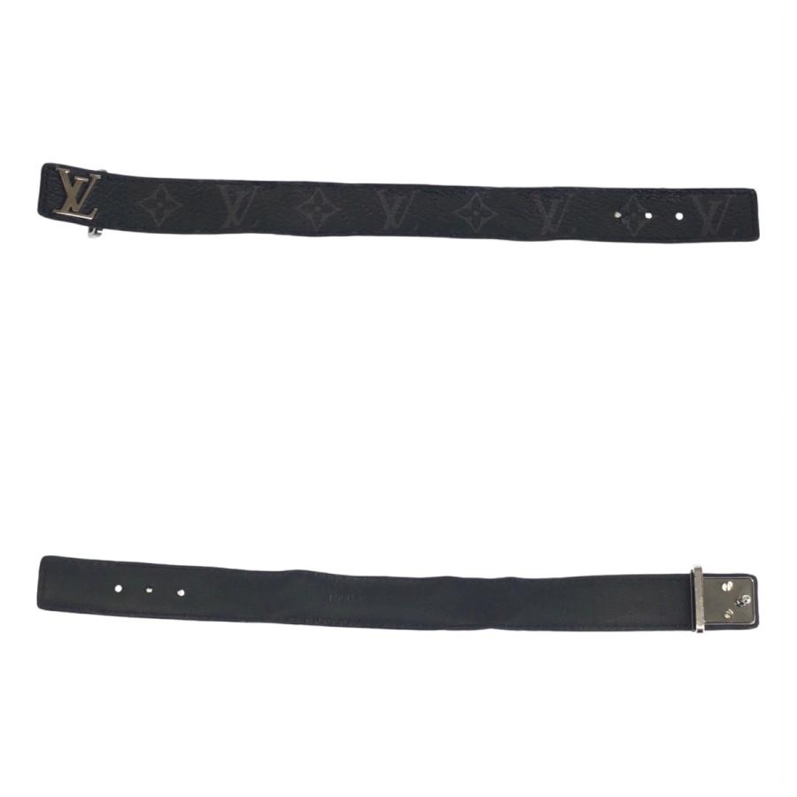 LOUIS VUITTON ルイヴィトン モノグラム エクリプス ブラスレ LVスリム 19 ブラック 黒 シルバー金具 M6456 ブレスレット メンズ 409536 | LOUIS VUITTON | 02