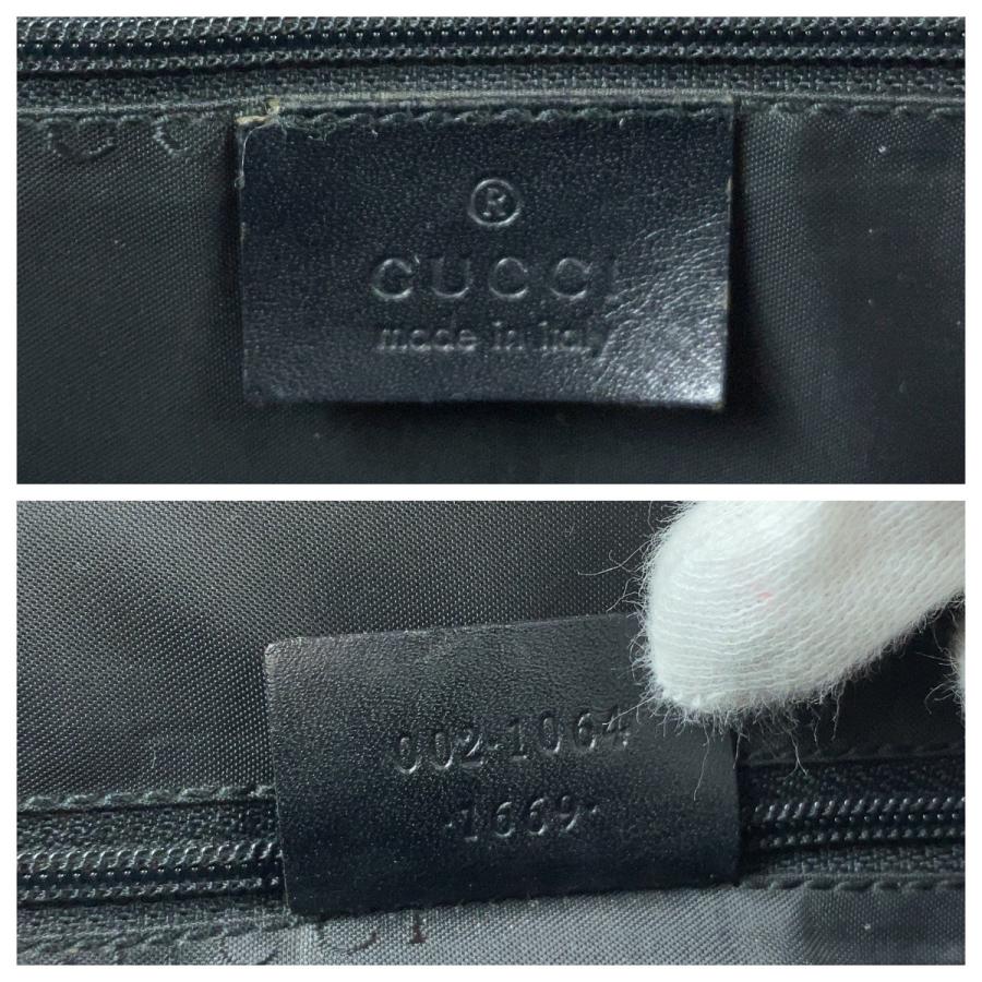 グッチ ハンドバッグ ジャッキー オールレザー 黒 シルバー金具 トートバッグ グッチ GUCCI ジャッキー1961 ラージトートバッグ ブラック