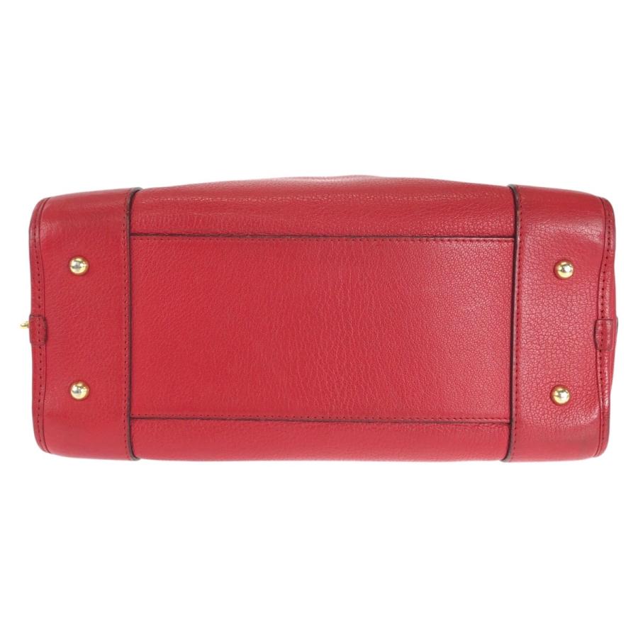 LOEWE 美品 ロエベ アマソナ 28 レッド ゴールド金具 レザー